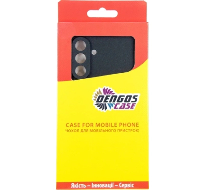 Dengos Чохол до мобільного телефона Dengos Carbon Cover + Glass Samsung Galaxy A37 Black (DG-KM-194)