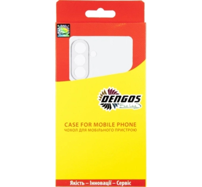 Dengos Чохол до мобільного телефона Dengos TPU Cover + Glass Samsung Galaxy A37 Transparent (DG-KM-197)