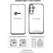 Dengos Чохол до мобільного телефона Dengos Carbon Cover + Glass Samsung Galaxy A57 Black (DG-KM-195)