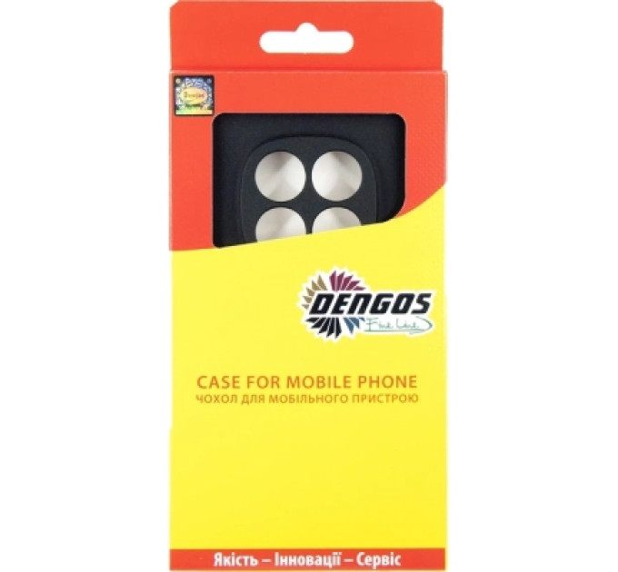 Dengos Чохол до мобільного телефона Dengos Carbon Cover + Glass Xiaomi Redmi Note 15 Pro 4G Black (DG-KM-191)