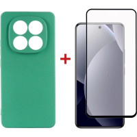 Чохол до мобільного телефона Dengos Soft Cover + Glass Xiaomi Redmi Note 15 Pro 4G Mint (DG-KM-196)