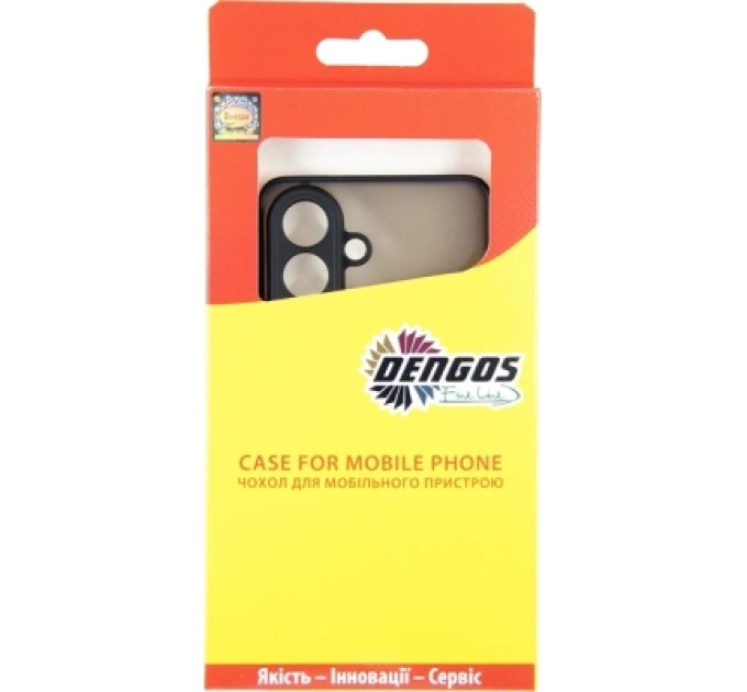 Dengos Чохол до мобільного телефона Dengos Matte Samsung Galaxy S26 Plus Black (DG-TPU-MATT-175)