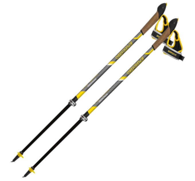 Vipole Палиці для скандинавської ходи Vipole Hercules Vario Carbon +200 GR (SW20 04) (DAS303503)