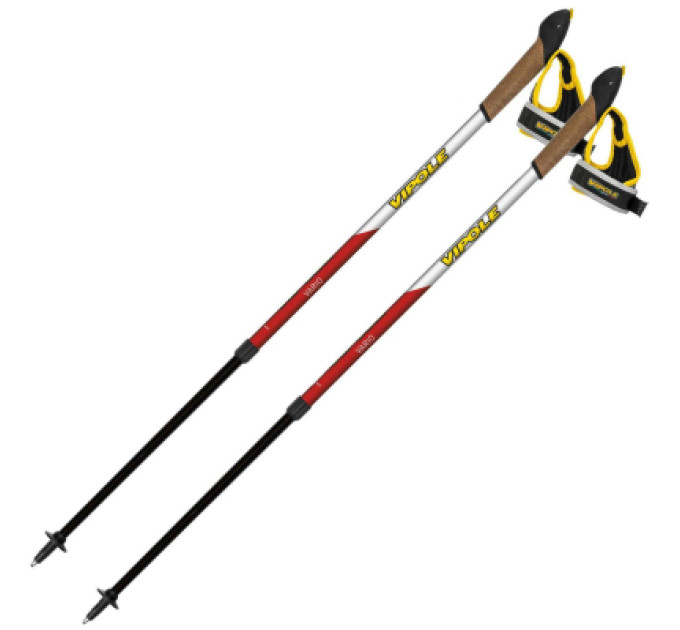 Vipole Палиці для скандинавської ходи Vipole Vario Red DLX (S25 28) (DAS303497)