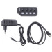 Maxxter Концентратор Maxxter 4 x USB 2.0 Type-A 1m cable + 5V1A adapter (HU2A-4P-AC-02)