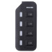 Maxxter Концентратор Maxxter 4 x USB 2.0 Type-A 1m cable + 5V1A adapter (HU2A-4P-AC-02)