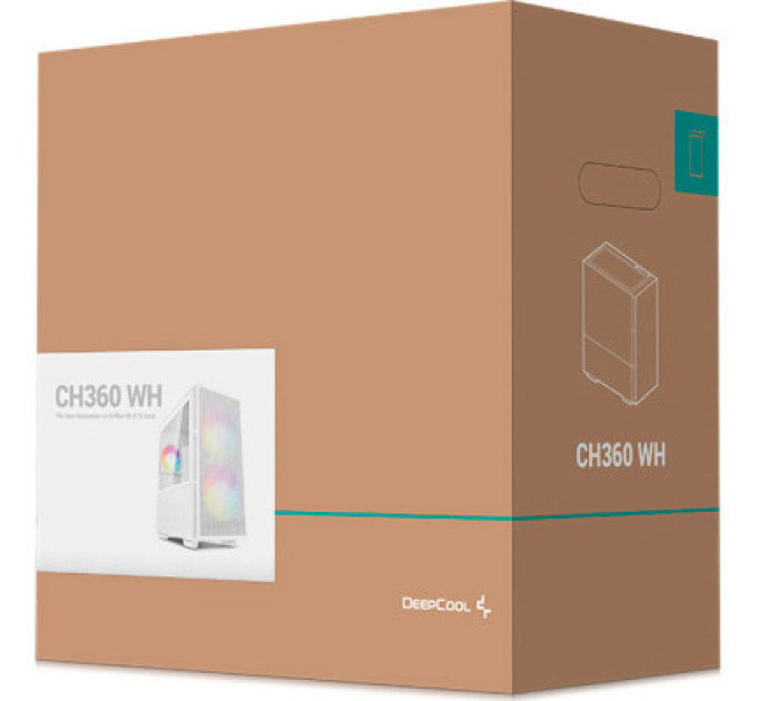 Deepcool Корпус Deepcool CH360 White