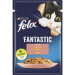 Purina Felix Вологий корм для кішок Purina Felix Fantastic з лососем у желе 85 г (7613039832912)