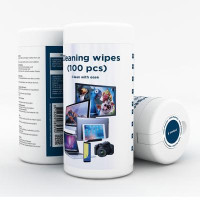 Серветки чистящі в тубі, для TFT/LCD, Gembird CK-WW100-01