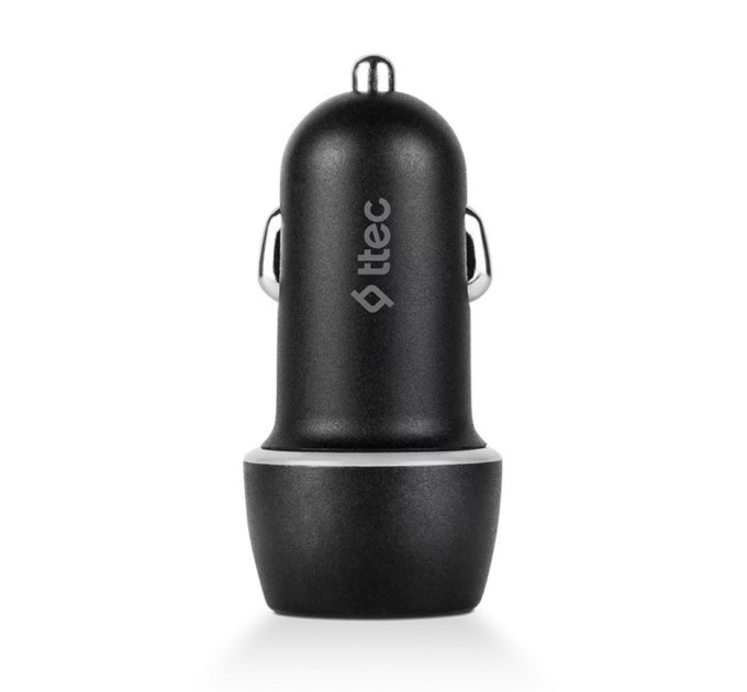 Ttec Автомобильное зарядное устройство Ttec SmartCharger Duo USB-C/USB-A /30Вт Black (2CKS24S)