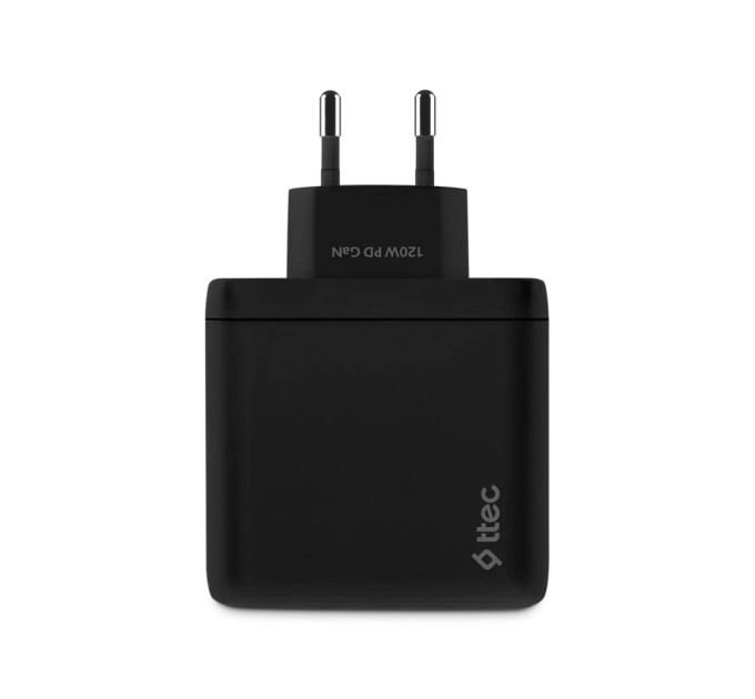 Ttec Сетевое зарядное устройство Ttec SmartCharger Trio GAN 2хUSB-C/USB-A /120Вт Black (2SCG04S)