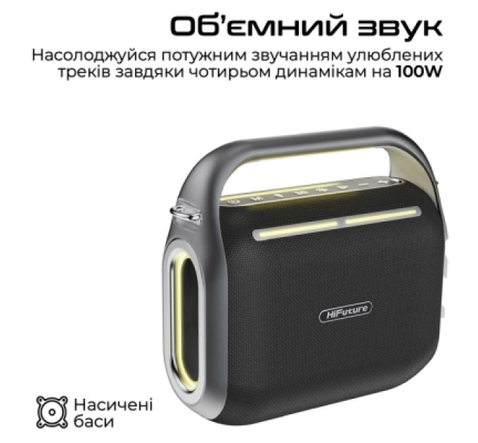 HIFuture Акустична система HiFuture Musicbox 200 Black (musicbox200.black)