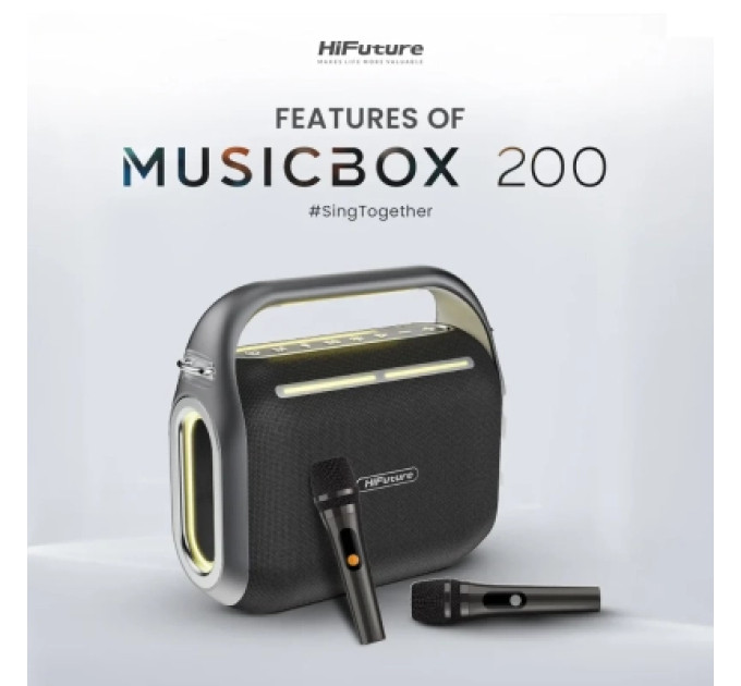 HIFuture Акустична система HiFuture Musicbox 200 Black (musicbox200.black)