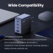 Ugreen Зарядний пристрій Ugreen 4xUSB 100W (3xUSB-C+USB-A) Gan Nexode Fast Charger Grey X553 (35043)