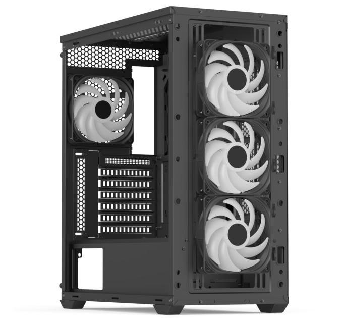 AeroCool Корпус AeroCool D501A-G-BK-v2 (ACCM-DS01043.11) Black без БЖ