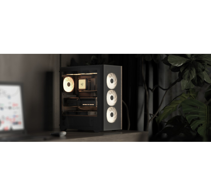 AeroCool Корпус AeroCool D501A-G-BK-v2 (ACCM-DS01043.11) Black без БЖ