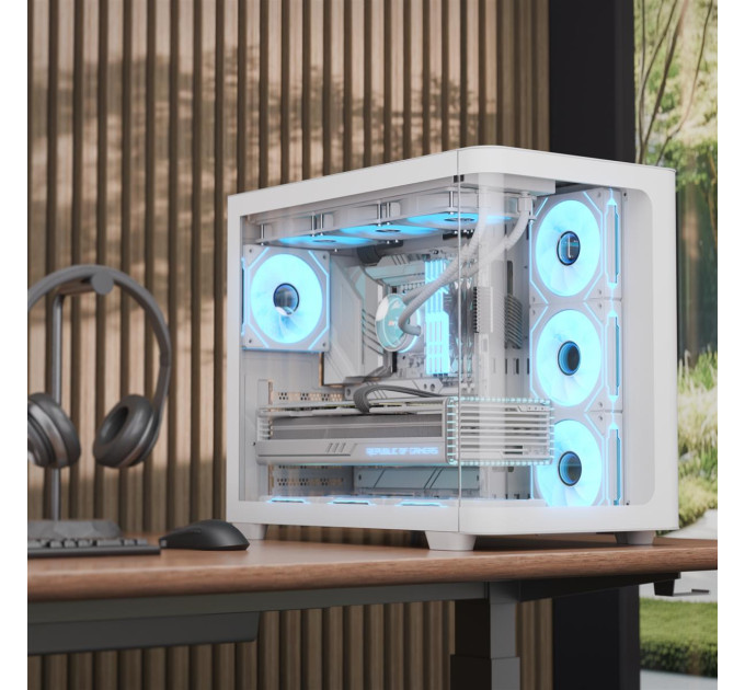 AeroCool Корпус AeroCool P500C-G-WT-v1 (ACCM-PN01043.21) White без БЖ