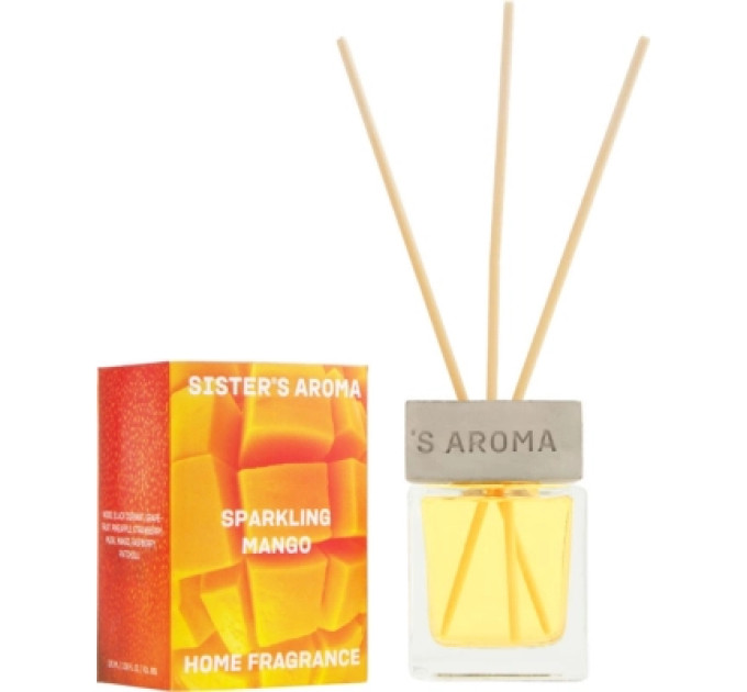 Sister's Aroma Аромадифузор Sister's Aroma Sparkling Mango 110 мл (4820227785377)