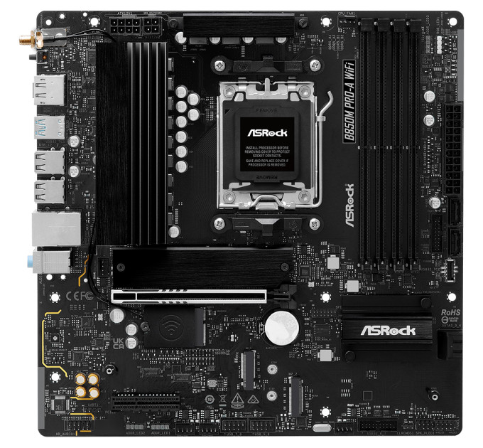 ASRock Материнська плата ASRock B850M Pro-A WiFi Socket AM5