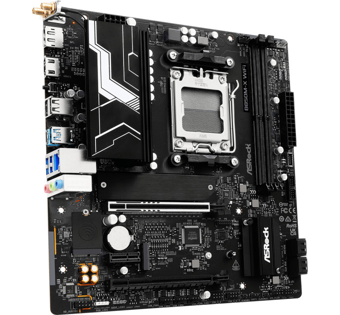 ASRock Материнська плата ASRock B850M-X WiFi R2.0 Socket AM5