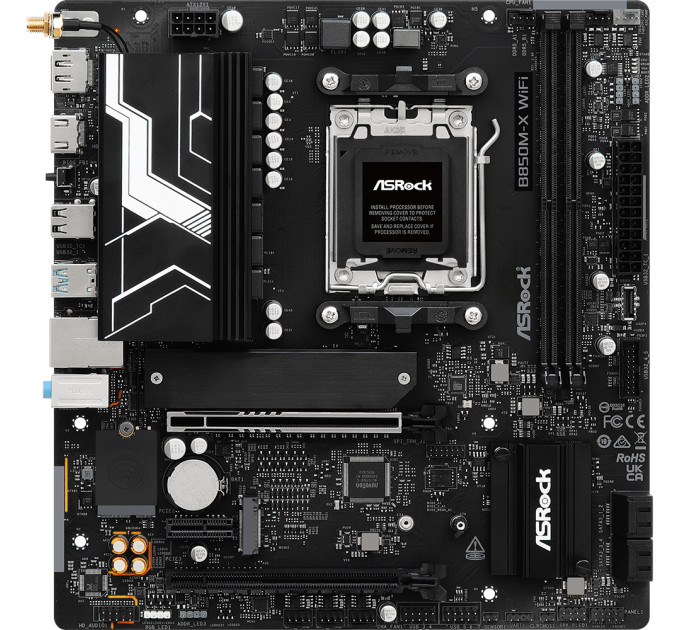 ASRock Материнська плата ASRock B850M-X WiFi R2.0 Socket AM5