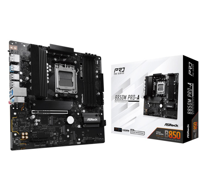 ASRock Материнська плата ASRock B850M Pro-A Socket AM5