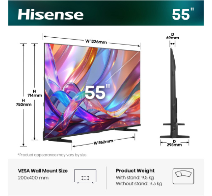 Hisense Телевізор Hisense 55E7S
