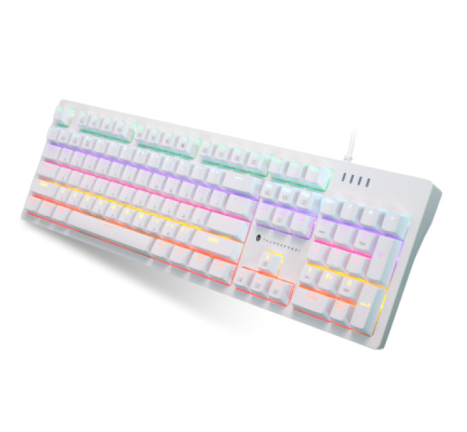 Thunderobot Клавіатура Thunderobot K104 Red Switch USB UA White (6932066308162)