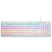 Thunderobot Клавіатура Thunderobot K104 Red Switch USB UA White (6932066308162)