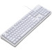 Thunderobot Клавіатура Thunderobot K104 Red Switch USB UA White (6932066308162)