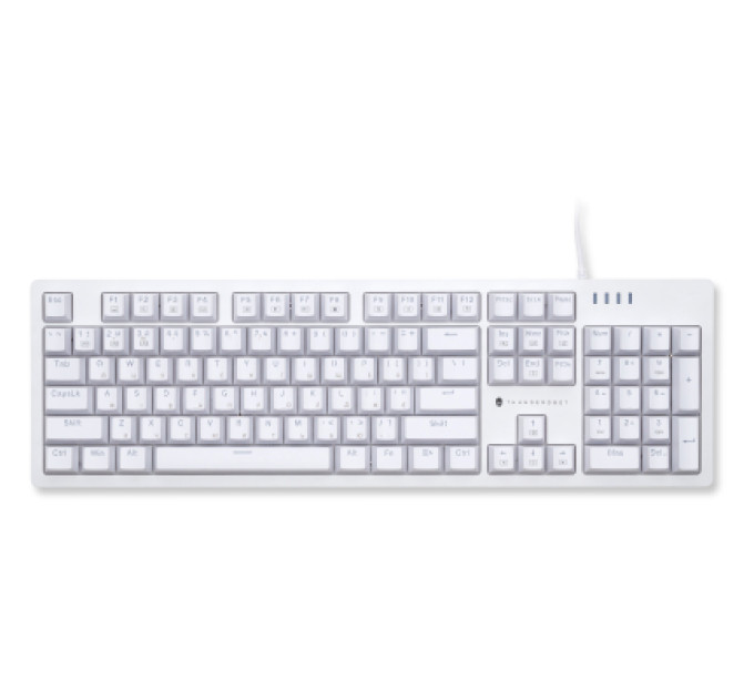 Thunderobot Клавіатура Thunderobot K104 Red Switch USB UA White (6932066308162)