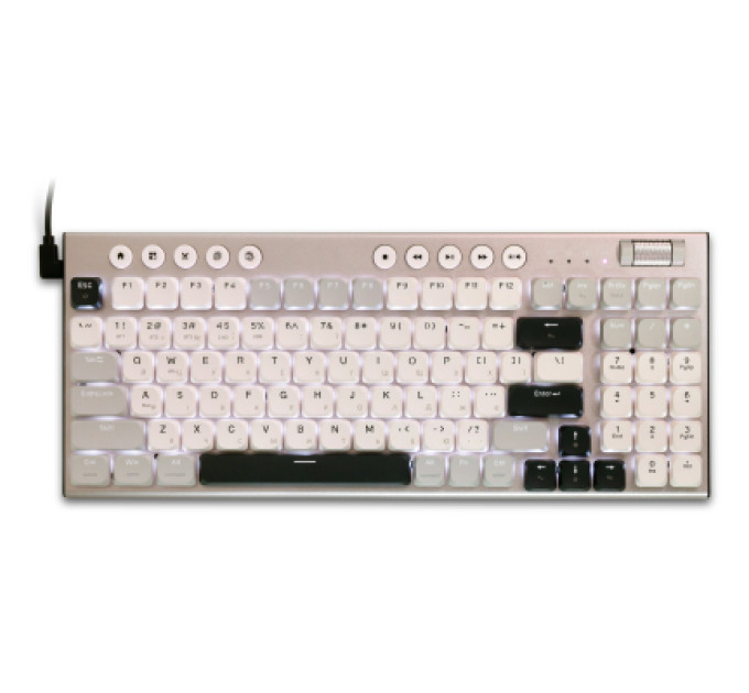 Thunderobot Клавіатура Thunderobot K96 Tri-mode Red Switch UA Grey (6932066308230)