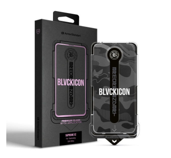 Armorstandart Скло захисне Armorstandart Black Icon Supreme EZ Samsung S24 Ultra (ARM91246)