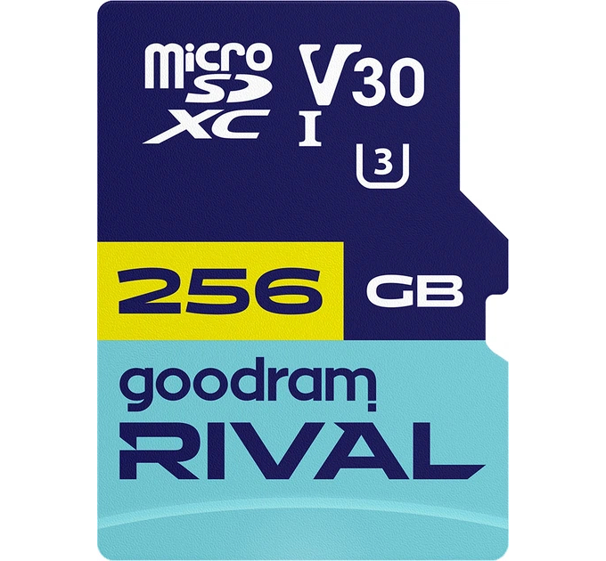 Goodram Карта пам`яті MicroSDXC 256GB UHS-I/U3 Class 10 Goodram + SD-adapter R100/W70MB/s + SD-adapter (GGSM3AA-2560R12)
