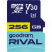 Goodram Карта пам`яті MicroSDXC 256GB UHS-I/U3 Class 10 Goodram + SD-adapter R100/W70MB/s + SD-adapter (GGSM3AA-2560R12)
