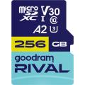 Goodram Карта пам`яті MicroSDXC 256GB UHS-I/U3 Class 10 Goodram + SD-adapter R170/W120MB/s + SD-adapter (GGSM2AA-2560R12)