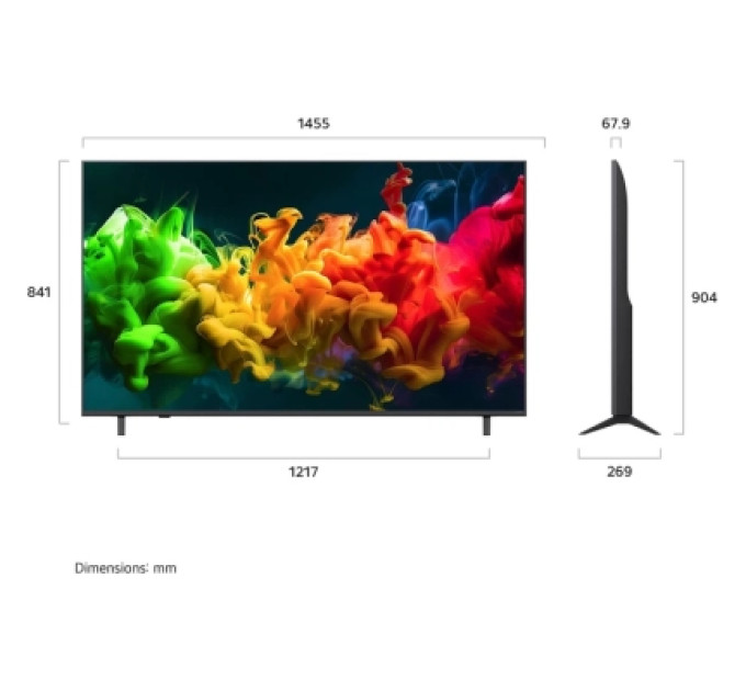 LG Телевізор LG 65QNED80B6B