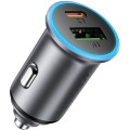 Acefast Зарядний пристрій Acefast 1xUSB-C PD65W + 1xUSB black (6974316284963)