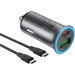 Acefast Зарядний пристрій Acefast 1xUSB-C PD95W + 1xUSB gray (6974316285304)