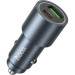 HOCO Зарядний пристрій HOCO 1xUSB-C PD30W + 1xUSB QC3.0 48W car adapter Z60 gray (6942007642095)