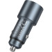 HOCO Зарядний пристрій HOCO 1xUSB-C PD30W + 1xUSB QC3.0 48W car adapter Z60 gray (6942007642095)