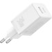 Baseus Зарядний пристрій Baseus 1xUSB-C PD30W + 1xUSB QC3.0 white (P10111404213-00)