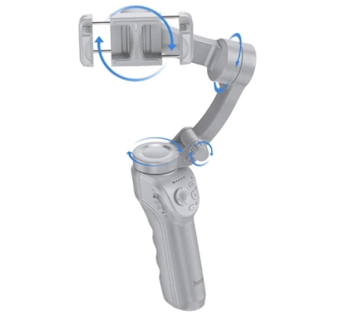 HOCO Стедікам HOCO K24 Support 3-axis smart gimbal Gray (6942007635547)