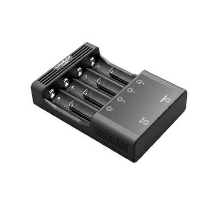 Liitokala Зарядний пристрій для акумуляторів Liitokala 4 Slots, LCD дисплей, Li-ion/Ni-MH/Ni-Cd/AA/ААA/AAAA/С (Lii-600)