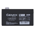 Gemix Батарея до ДБЖ Gemix GB 12В 1.2 Ач (GB12012)