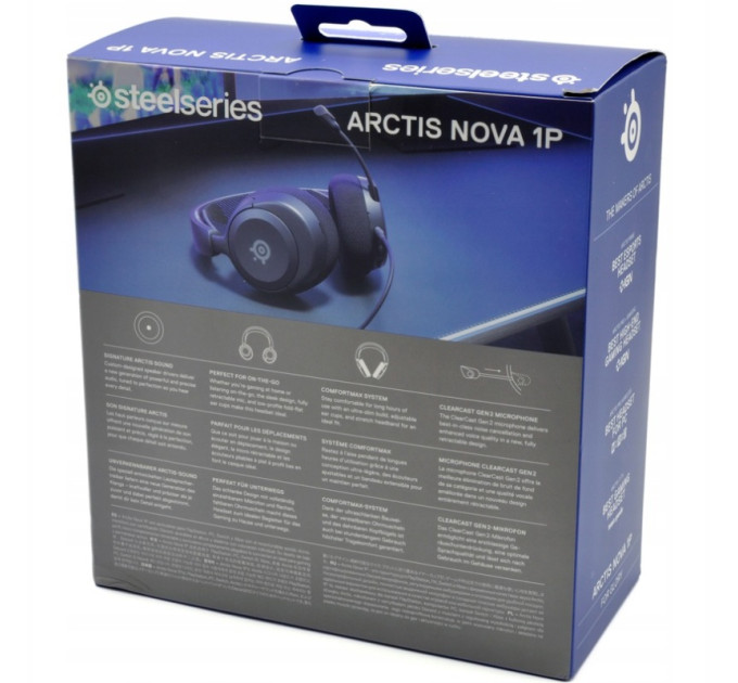 SteelSeries Навушники SteelSeries Arctis Nova 1P Black (61611)