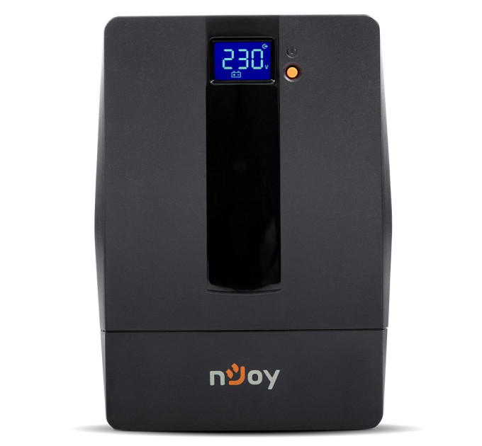 nJoy Джерело безперебійного живлення NJOY Horus Plus 1000 (PWUP-LI100H1-AZ01B), Lin.int., AVR, 4 x евро, USB, LCD, пластик