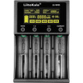 Liitokala Зарядний пристрій для акумуляторів Liitokala 4 Slots, Type-C, LED disp, Li-ion 3.7V/1.2V, AA/AAA, 18650/26650/16340/14500/10440/18500 (Lii-M4S)