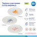 Canpol babies Тарілка дитяча Canpol babies CUTE ANIMALS пластикова, блакитна (4/411_blu2)
