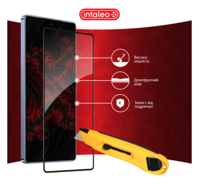 Intaleo Скло захисне Intaleo Full Glue Infinix Note 40 4G Black (1283126594915)
